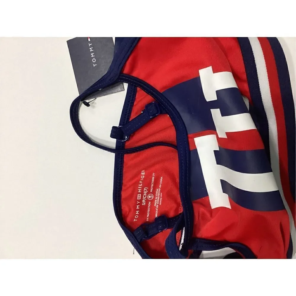 New. Kids Tommy Hilfiger flag bikini. S-top/M-bottom
